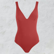 Greta One Piece Swimsuit - Women - SE Sensitive Elastane - S051 Terracotta