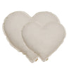 Numero 74 - Heart Cushion - Thai Cotton - Natural - S000