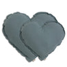 Numero 74 - Heart Cushion - Thai Cotton - Ice Blue - S032
