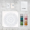 Numero 74 - Hoop Kit Mandala Rose - Natural-Multicolor - D117