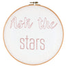 Numero 74 - Hoop Kit Quote Ask the Stars - Natural-Multicolor - D117