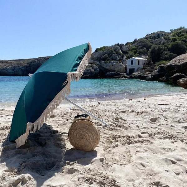 Ibiza Beach Umbrella - S022 Teal Blue – n°74 E-Shop Ibiza Beach Umbrella - S022 Teal Blue – n°74 E-Shop