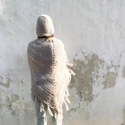 Juliana Crochet Shawl - Women - MO Mohair - S018 Powder