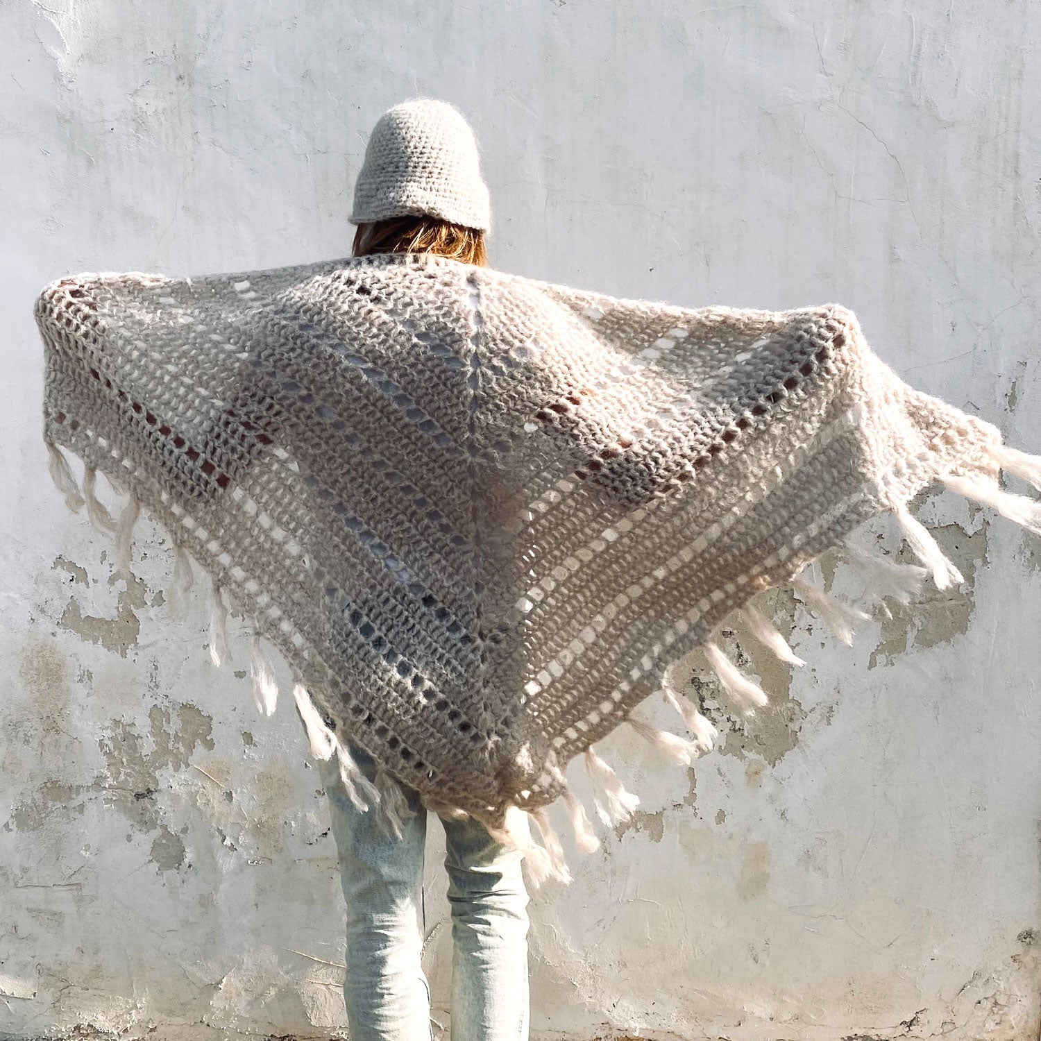 Juliana Crochet Shawl Women MO Mohair S018 Powder – n°74 E-Shop