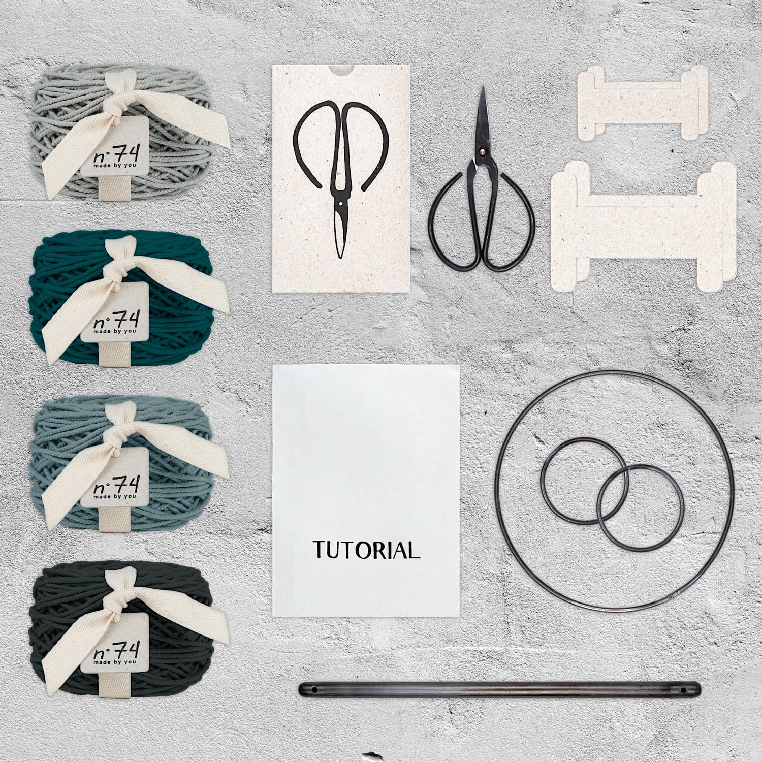 Numero 74 - Macramé Kit Freedom - Ice - M011