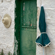Menorca Beach Umbrella - S022 Teal Blue