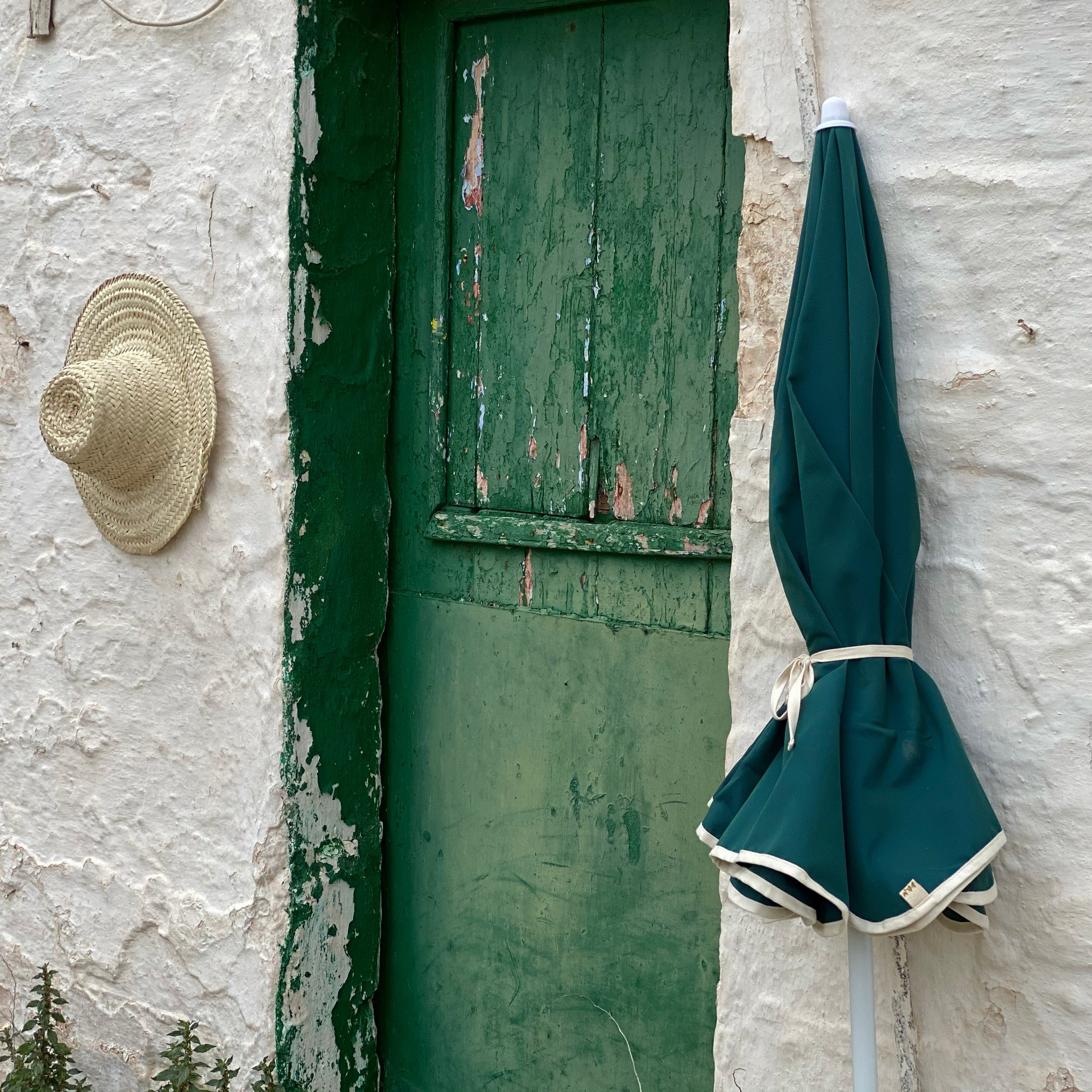 Menorca Beach Umbrella - S022 Teal Blue