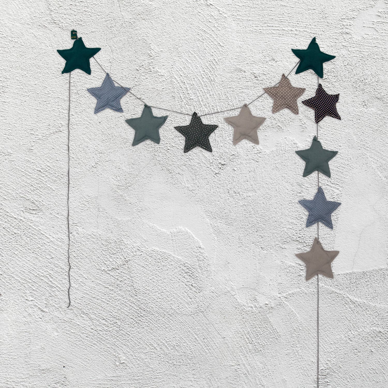 Numero 74 - Mini Star Garland - Mix Blue - M005