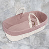 Numero 74 - Moses Basket Bed Linen - Dusty Pink - S007