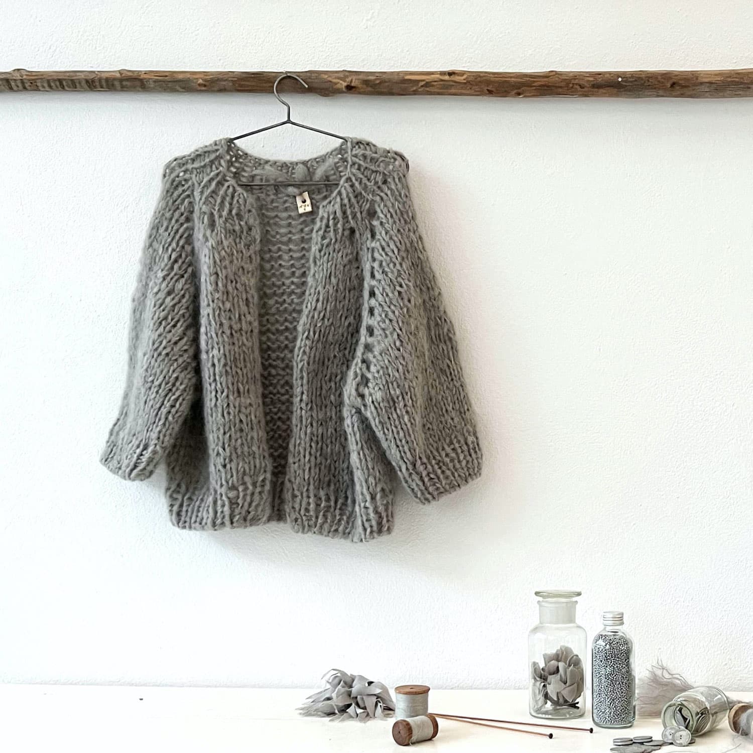 Numero 74 - Fashion - Paulina Vest Mohair - Silver Grey - S019