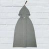 Numero 74 - Poncho Towel - Gauze/Waffle - Silver Grey - S019