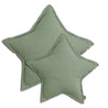 Numero 74 - Star Cushion  - Thai Cotton - Sage Green - S049