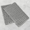 Numero 74 - Tara Crochet Blanket - Silver Grey - S019