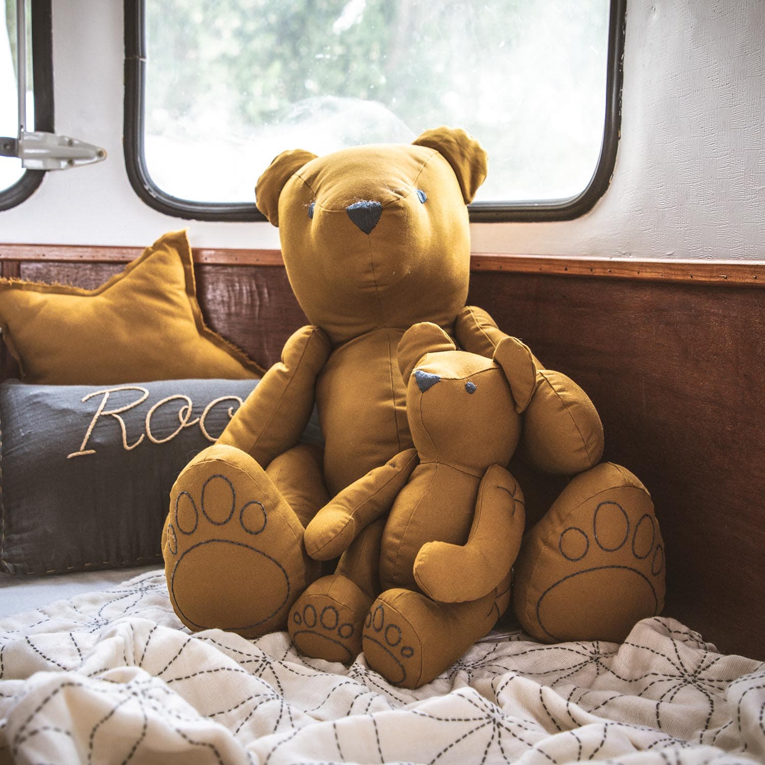 Ted Bear Cushion  Small/Medium