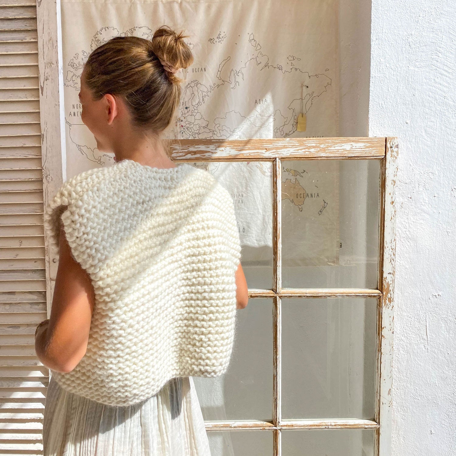 Andrea Gilet - Women - WA Wool Alpaca - S000 Natural - n°74 E - Shop - 7400000135589