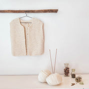 Andrea Gilet - Women - WA Wool Alpaca - S000 Natural - n°74 E - Shop - 7400000135589