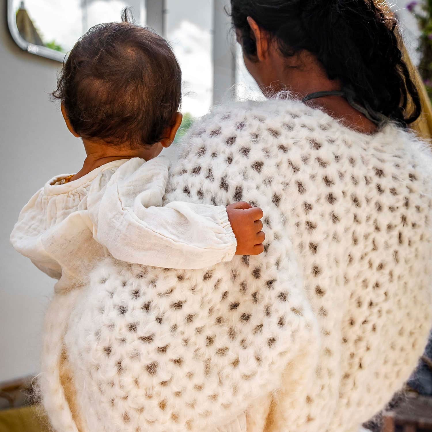 Atelier Crochet Kimono - Women - MO Mohair - S000 Natural - n°74 E - Shop - 7400000133808