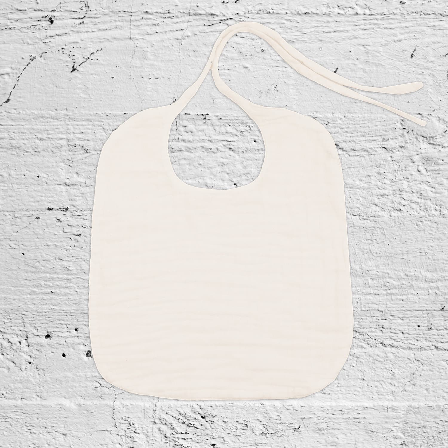 Baby Bib Round - DS Double Saloo - S000 Natural - n°74 E - Shop - 7400000066328