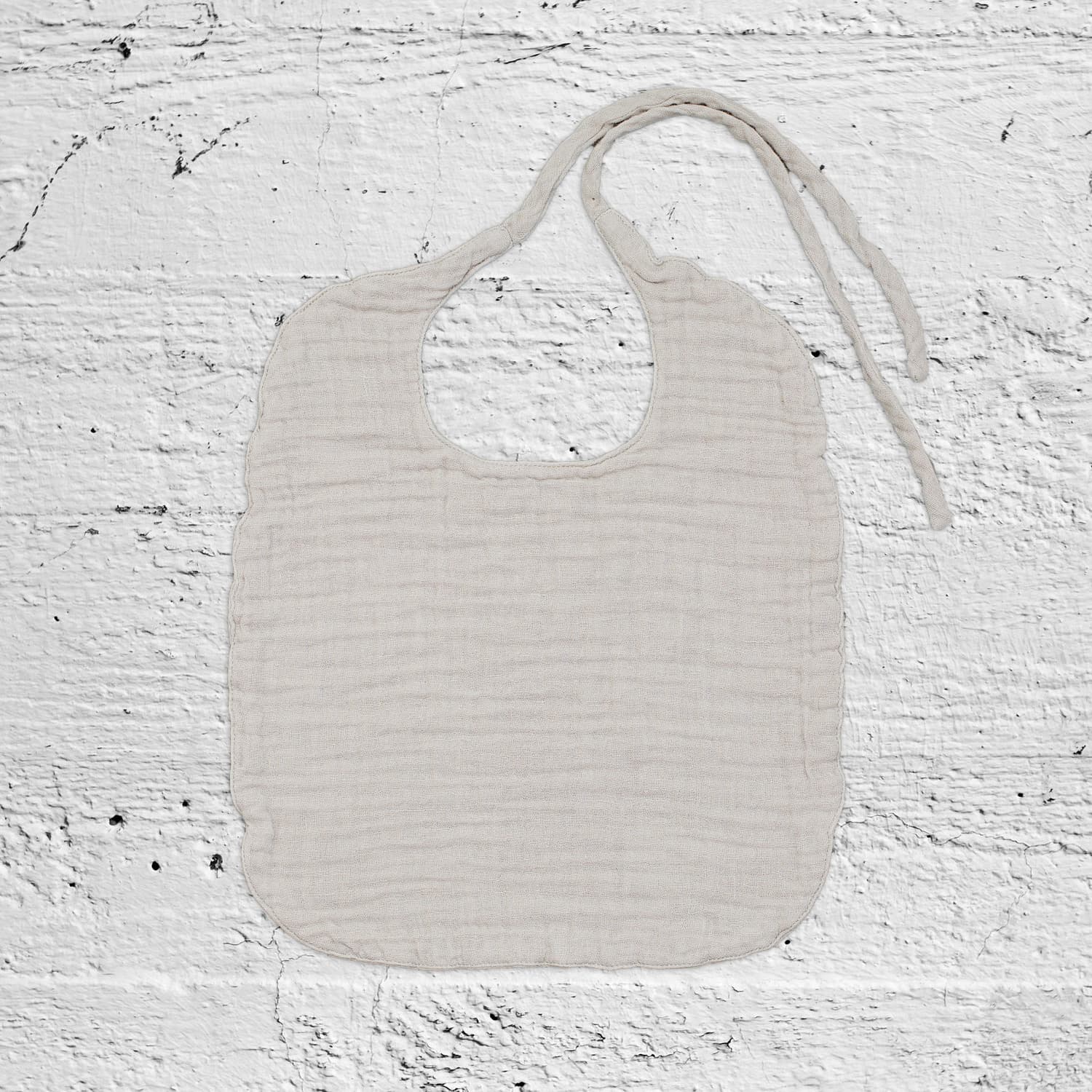 Baby Bib Round - DS Double Saloo - S018 Powder - n°74 E - Shop - 7400000066373