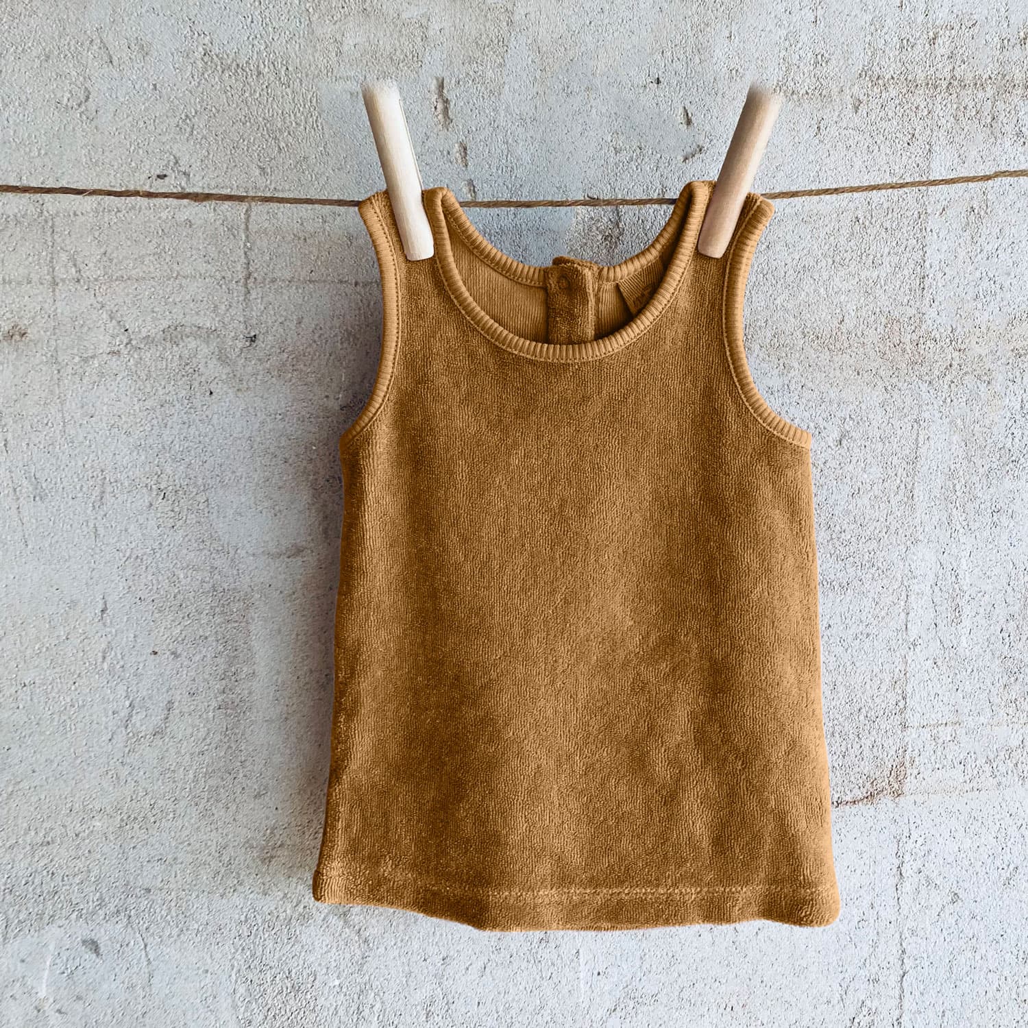Billy Tank Top - Baby - TJ Terry Jersey - S050 Antique Bronze