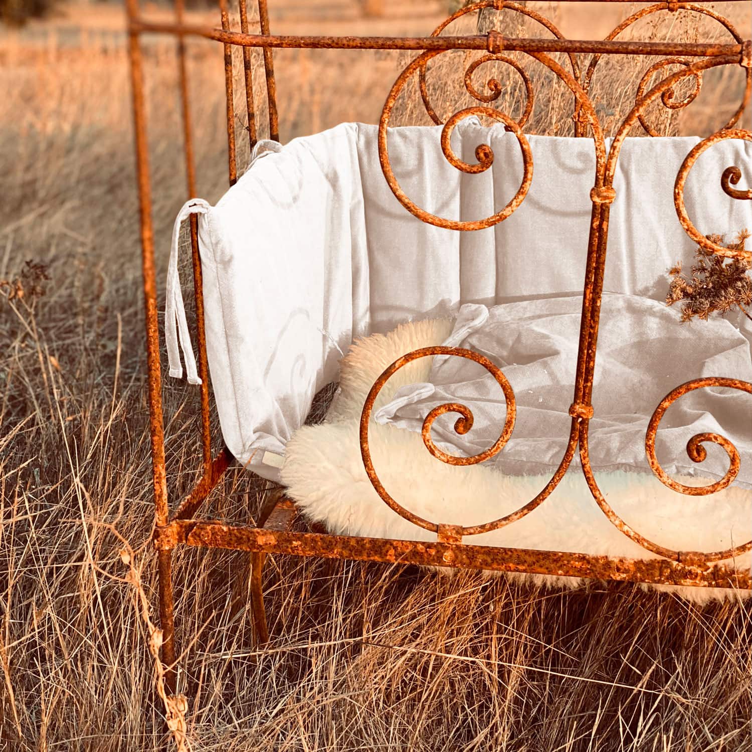 Cot Bumper - WV Woven Velvet - S018 Powder - n°74 E - Shop - 7400000134044