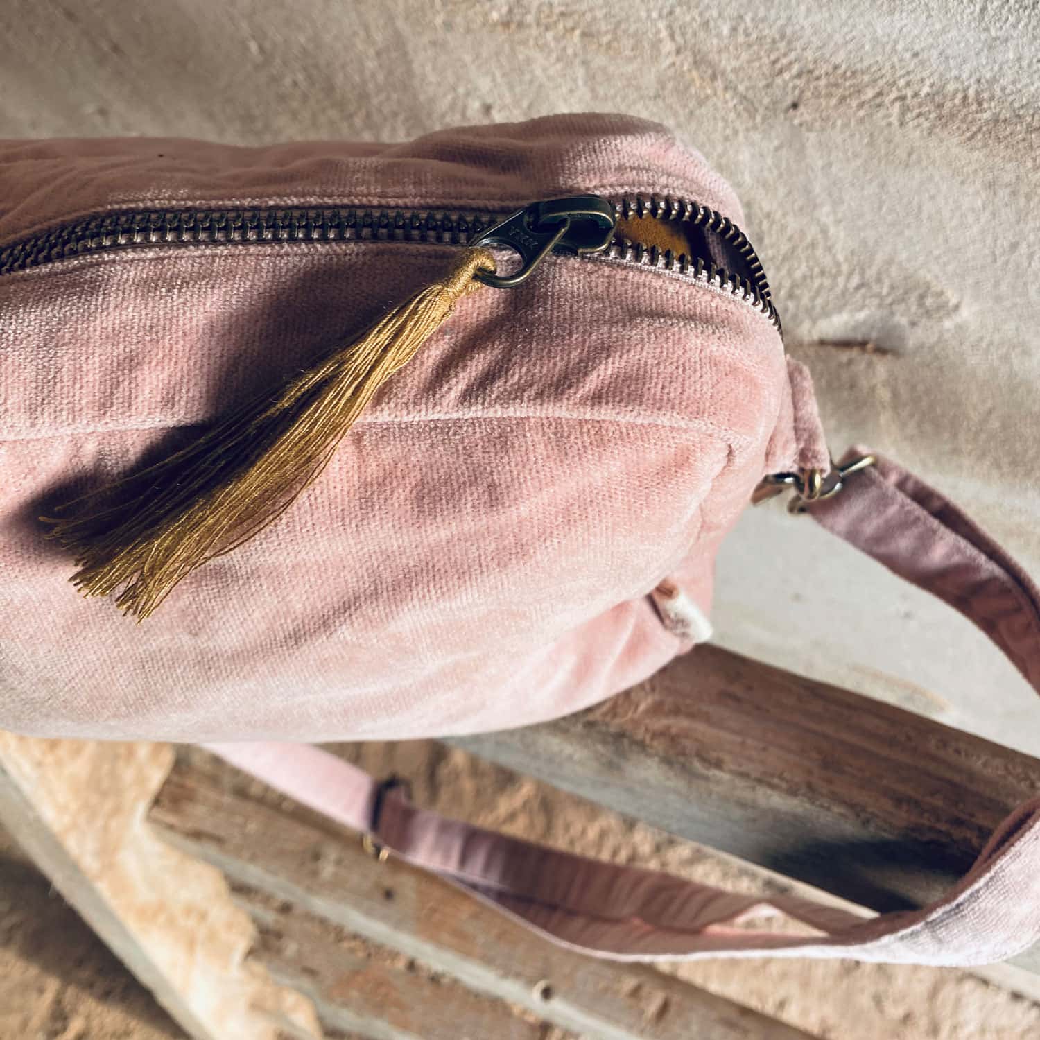 Daily Bag  - WV Woven Velvet - S007 Dusty Pink