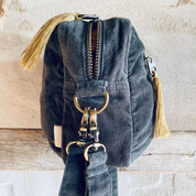 Daily Bag  - WV Woven Velvet - S021 Dark Green Grey