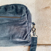 Daily Bag  - WV Woven Velvet - S021 Dark Green Grey