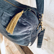 Daily Bag  - WV Woven Velvet - S021 Dark Green Grey