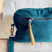 Daily Bag  - WV Woven Velvet - S022 Teal Blue