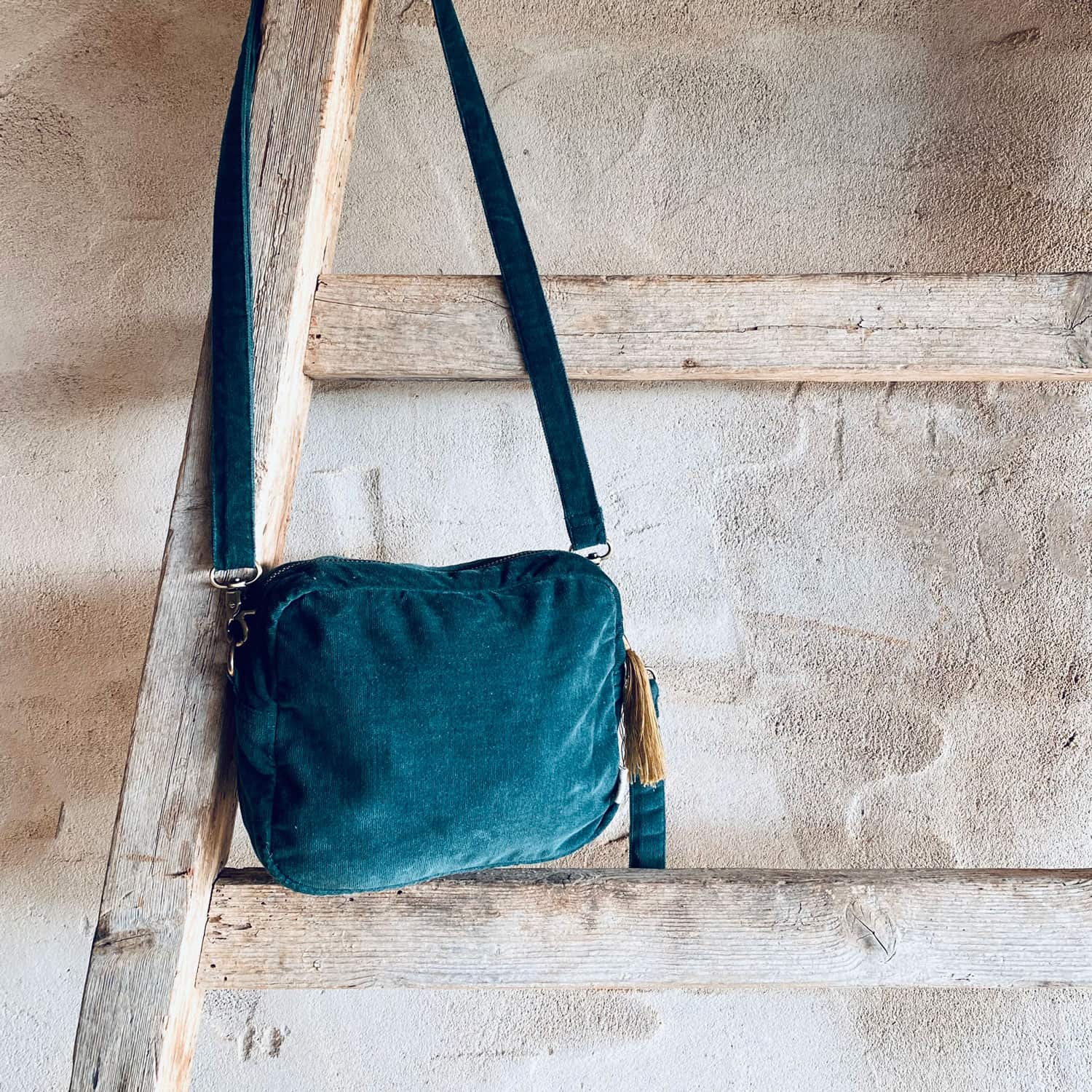 Daily Bag - WV Woven Velvet - S022 Teal Blue - n°74 E - Shop - 7400000136380