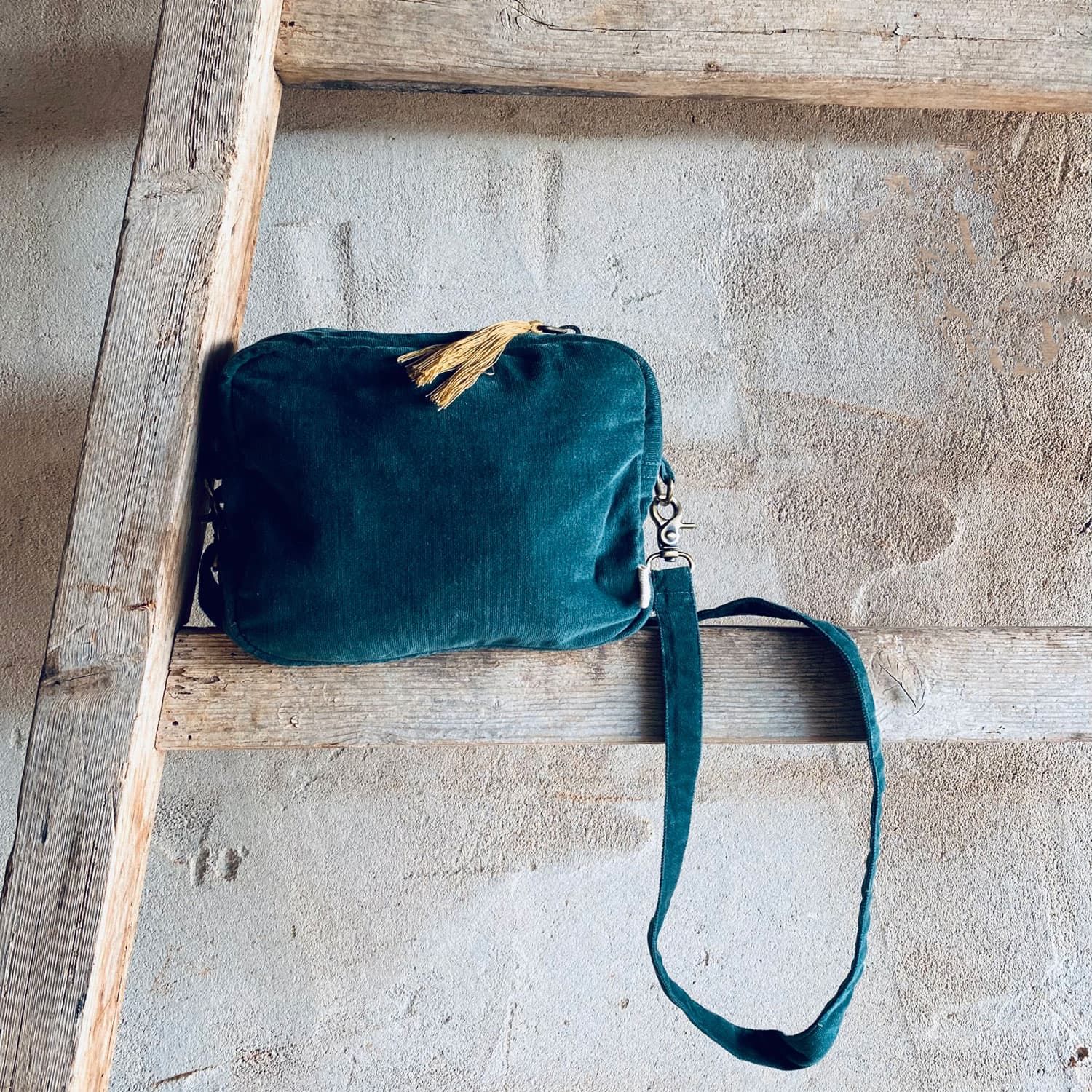 Daily Bag - WV Woven Velvet - S022 Teal Blue - n°74 E - Shop - 7400000136380