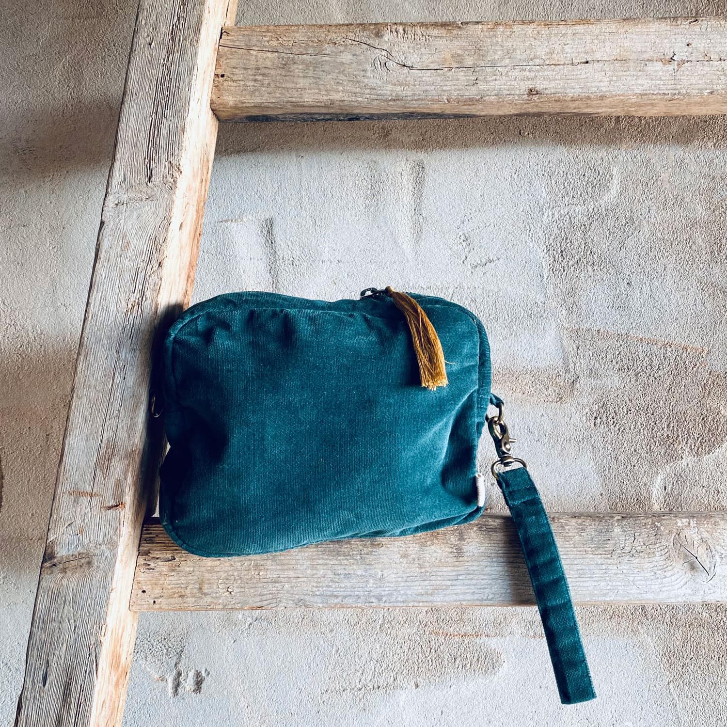 Daily Bag - WV Woven Velvet - S022 Teal Blue - n°74 E - Shop - 7400000136380