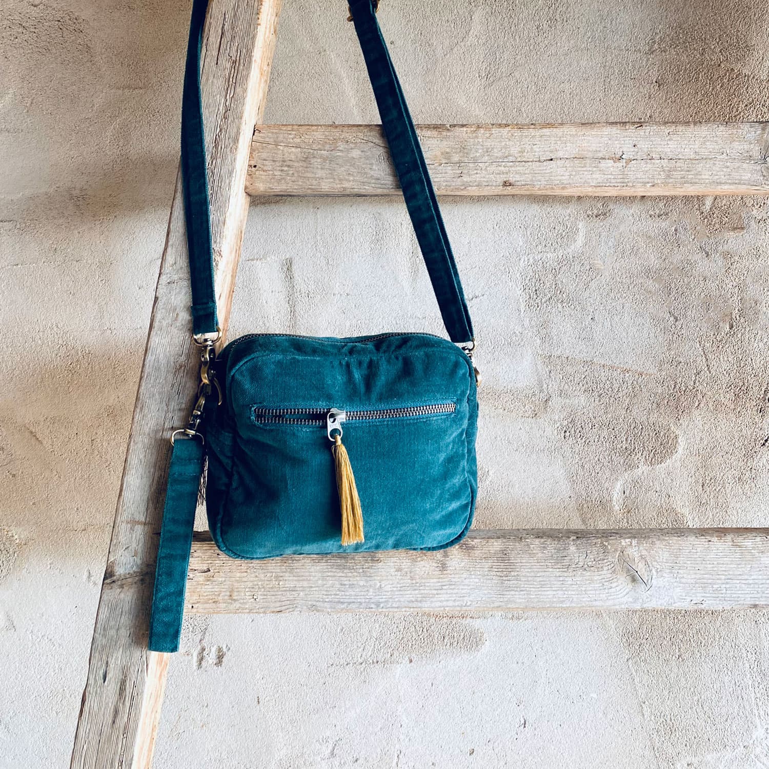 Daily Bag - WV Woven Velvet - S022 Teal Blue - n°74 E - Shop - 7400000136380