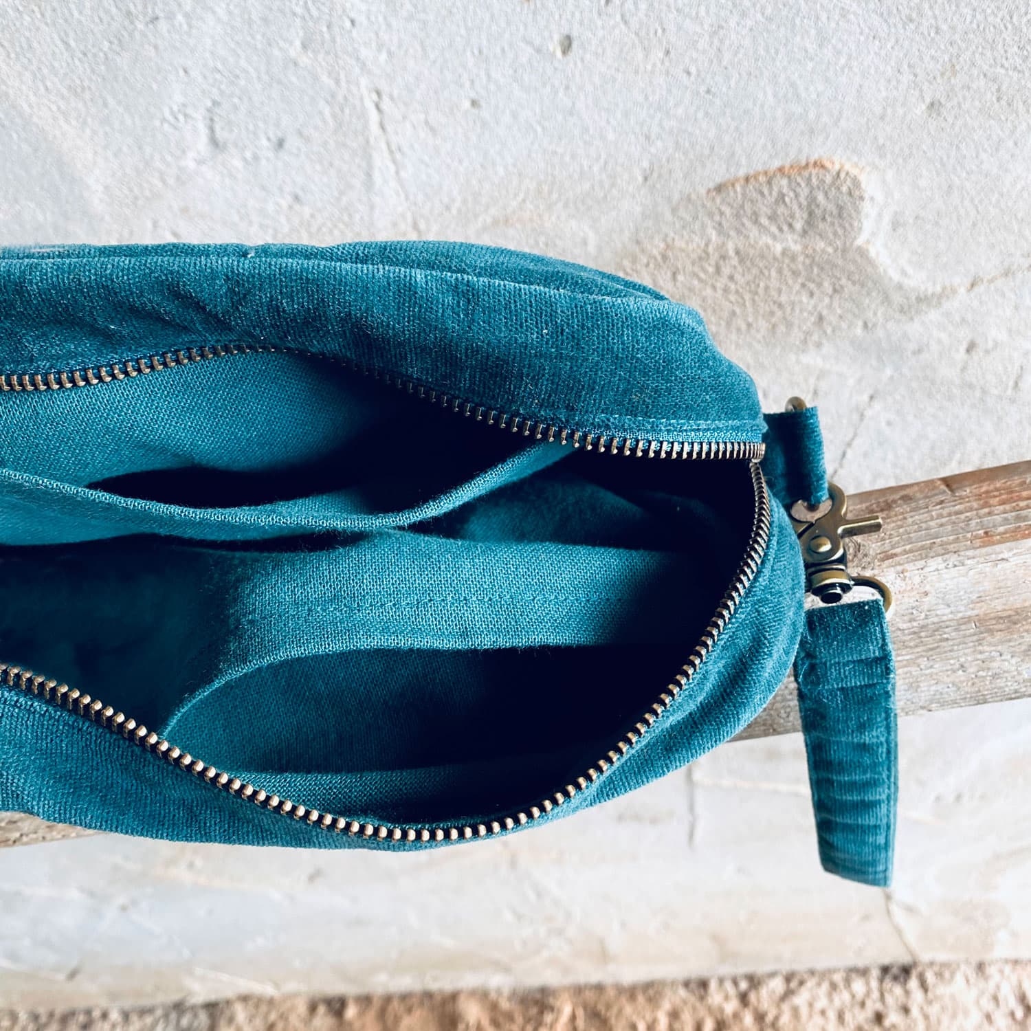 Daily Bag - WV Woven Velvet - S022 Teal Blue - n°74 E - Shop - 7400000136380