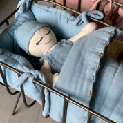 Doll Metal Crib Set - S046 Sweet Blue - n°74 E - Shop - 7400000130807