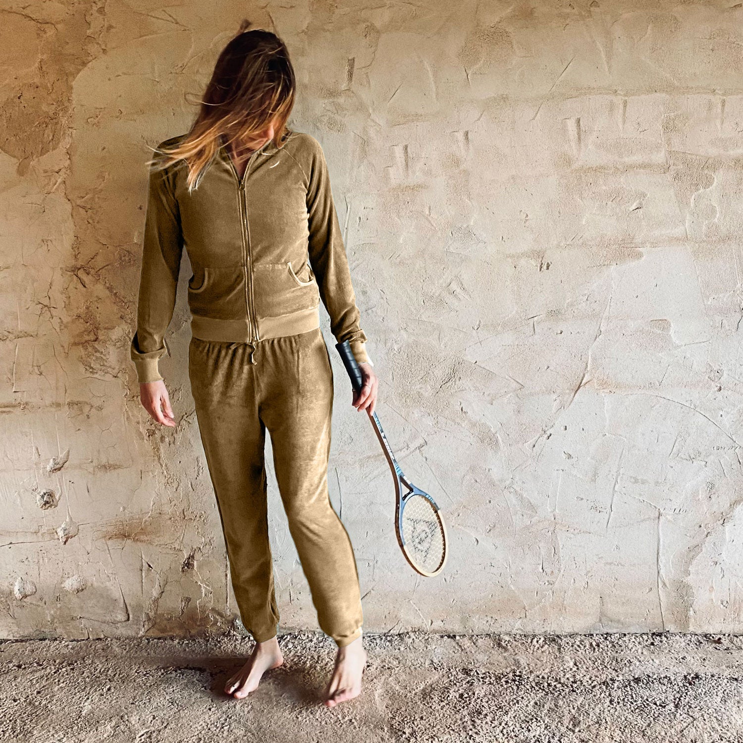 Elie Jogger - Women - TJ Terry Jersey - S050 Antique Bronze - n°74 E - Shop - 7400000136205