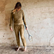 Elie Jogger - Women - TJ Terry Jersey - S050 Antique Bronze - n°74 E - Shop - 7400000136205