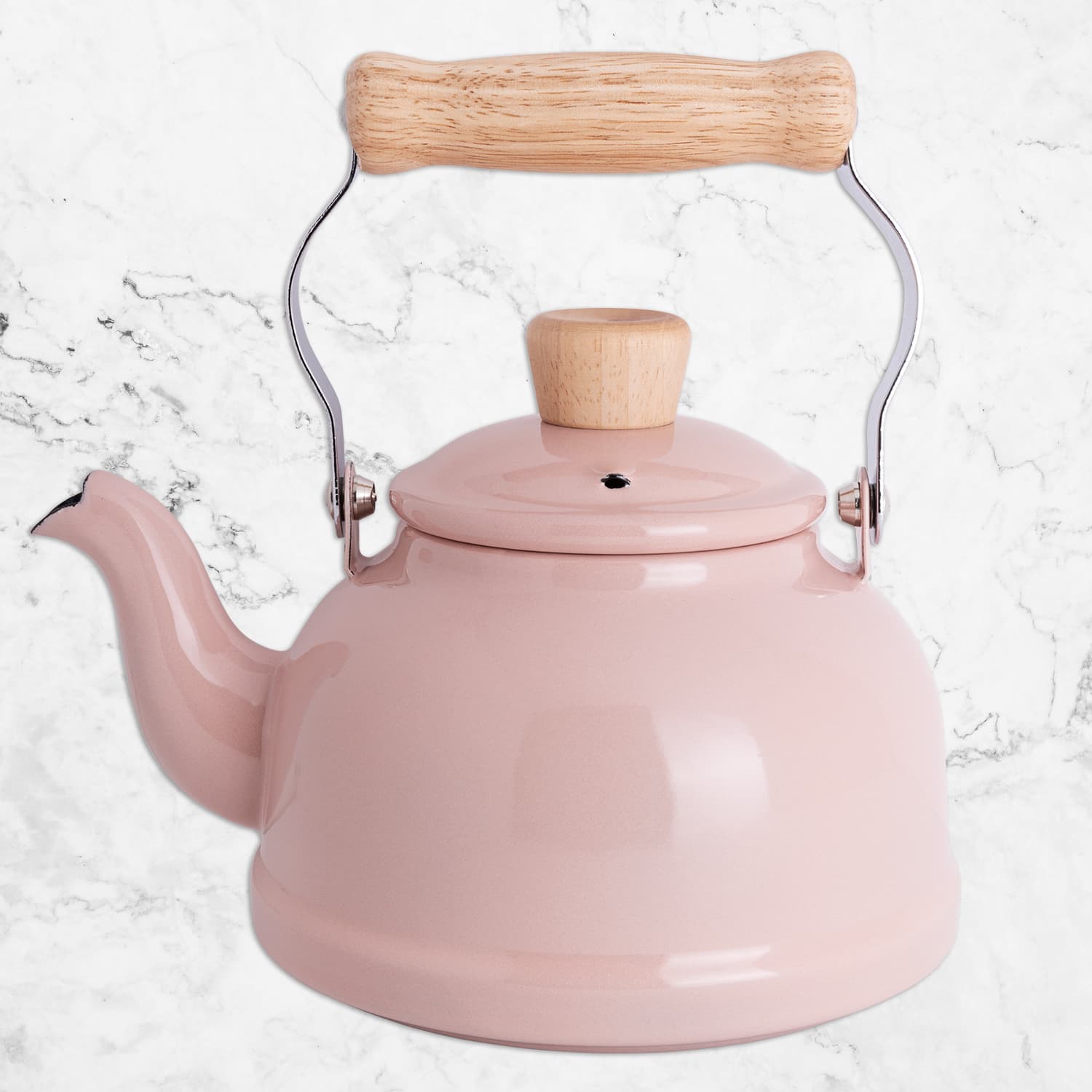 Enamel Retro Teapot - S007 Dusty Pink - n°74 E - Shop - 7400000133960