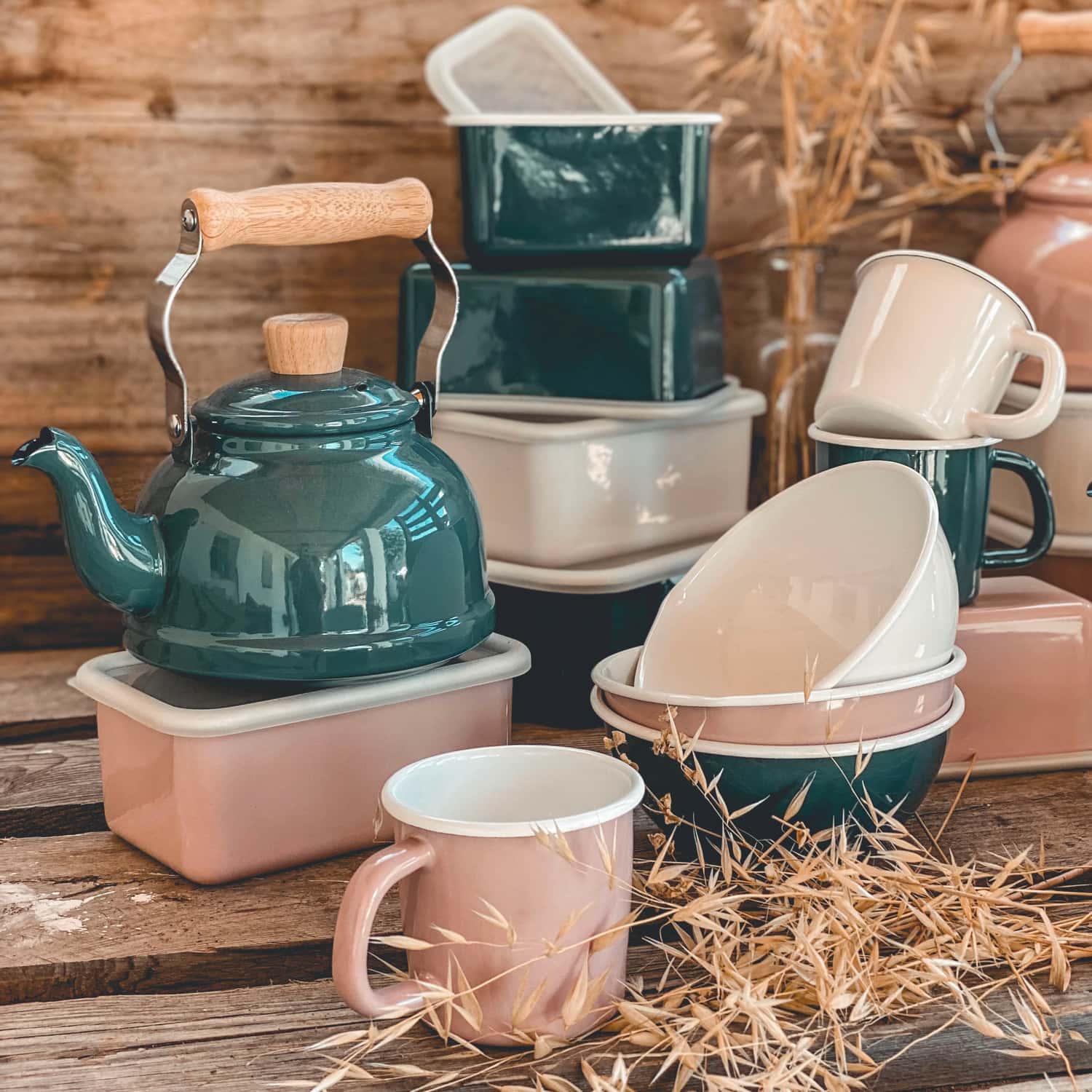 Enamel Retro Teapot - S022 Teal Blue - n°74 E - Shop - 7400000133961