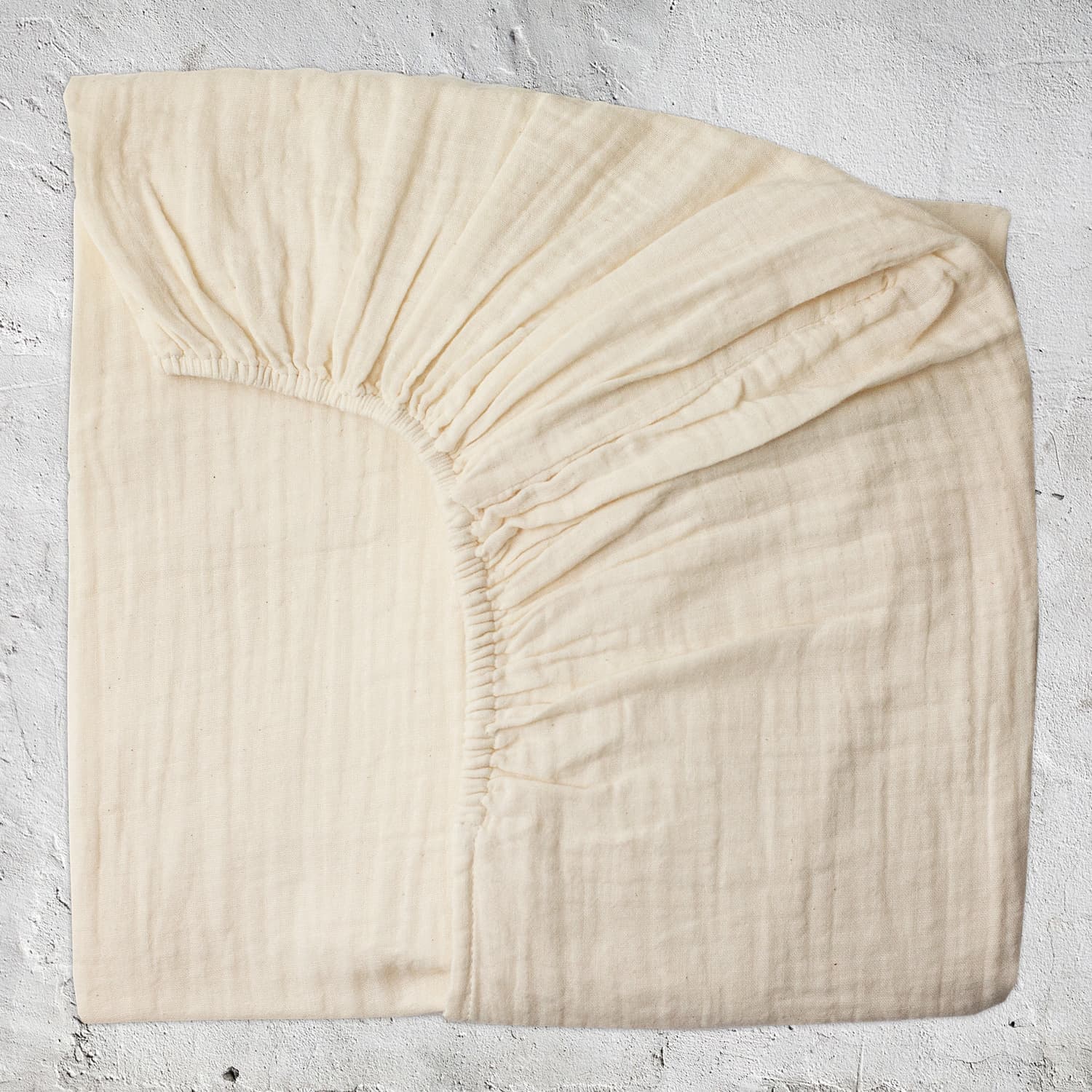 Fitted Bed Sheet - DS Double Saloo - S000 Natural - n°74 E - Shop - 7400000054653