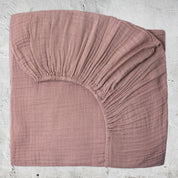 Fitted Bed Sheet - DS Double Saloo - S007 Dusty Pink - n°74 E - Shop - 7400000054691