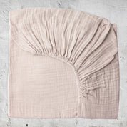 Fitted Bed Sheet - DS Double Saloo - S018 Powder - n°74 E - Shop - 7400000054707