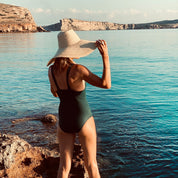 Greta One Piece Swimsuit - Women - SE Sensitive Elastane - S022 Teal Blue