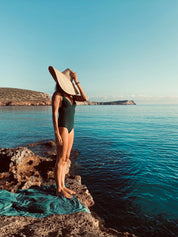 Greta One Piece Swimsuit - Women - SE Sensitive Elastane - S022 Teal Blue