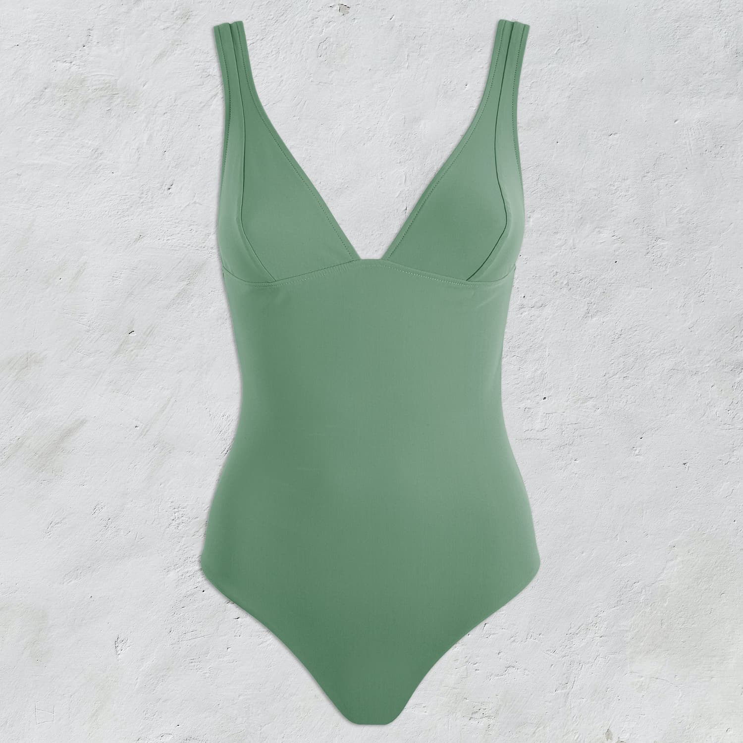Greta One Piece Swimsuit - Women - SE Sensitive Elastane - S049 Sage Green - n°74 E - Shop - 7400000134213