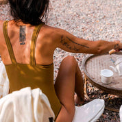 Greta One Piece Swimsuit - Women - SE Sensitive Elastane - S050 Antique Bronze - n°74 E - Shop - 7400000134216