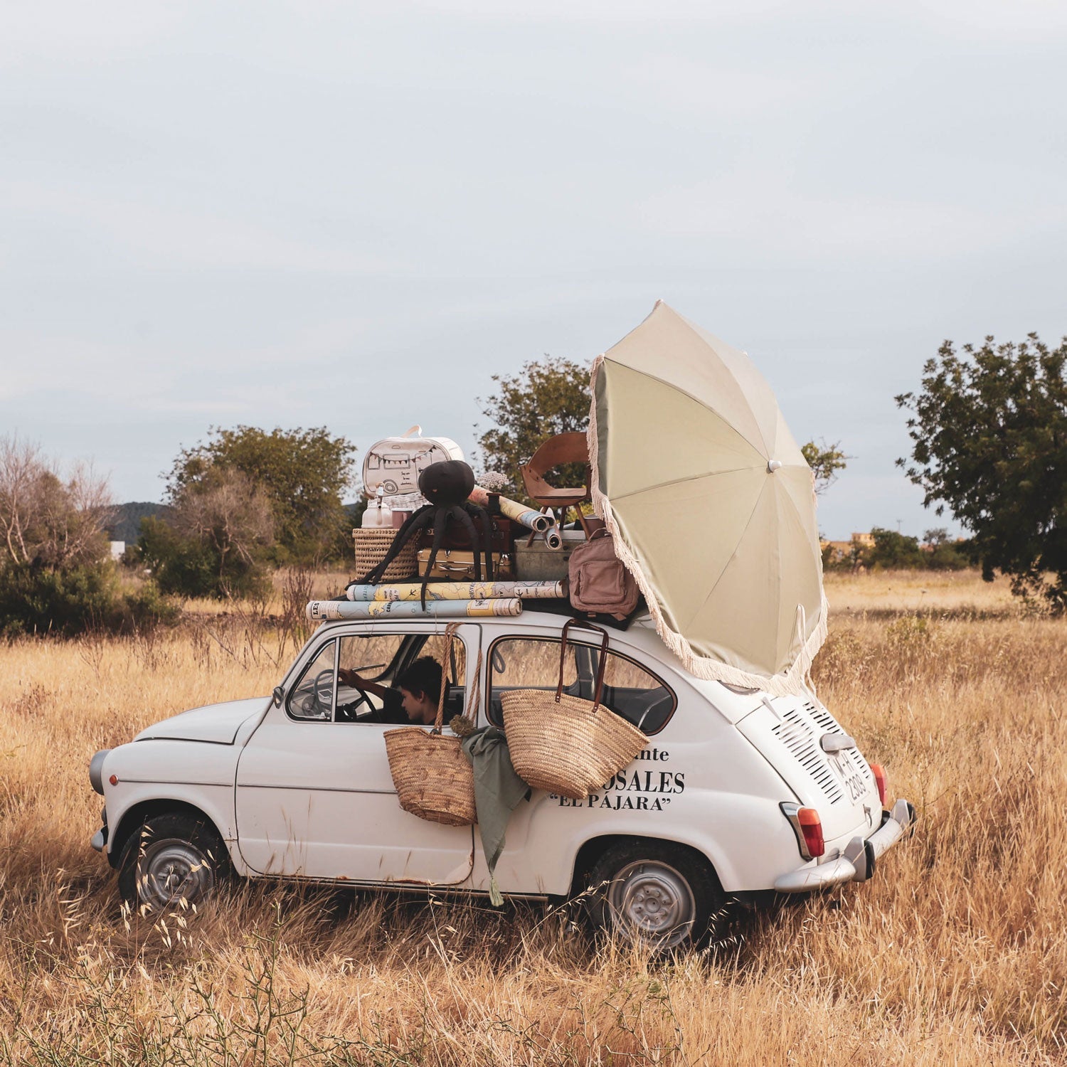 Ibiza Beach Umbrella - S049 Sage Green - n°74 E - Shop - 7400000133995