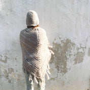 Juliana Crochet Shawl - Women - MO Mohair - S018 Powder - n°74 E - Shop - 7400000136342