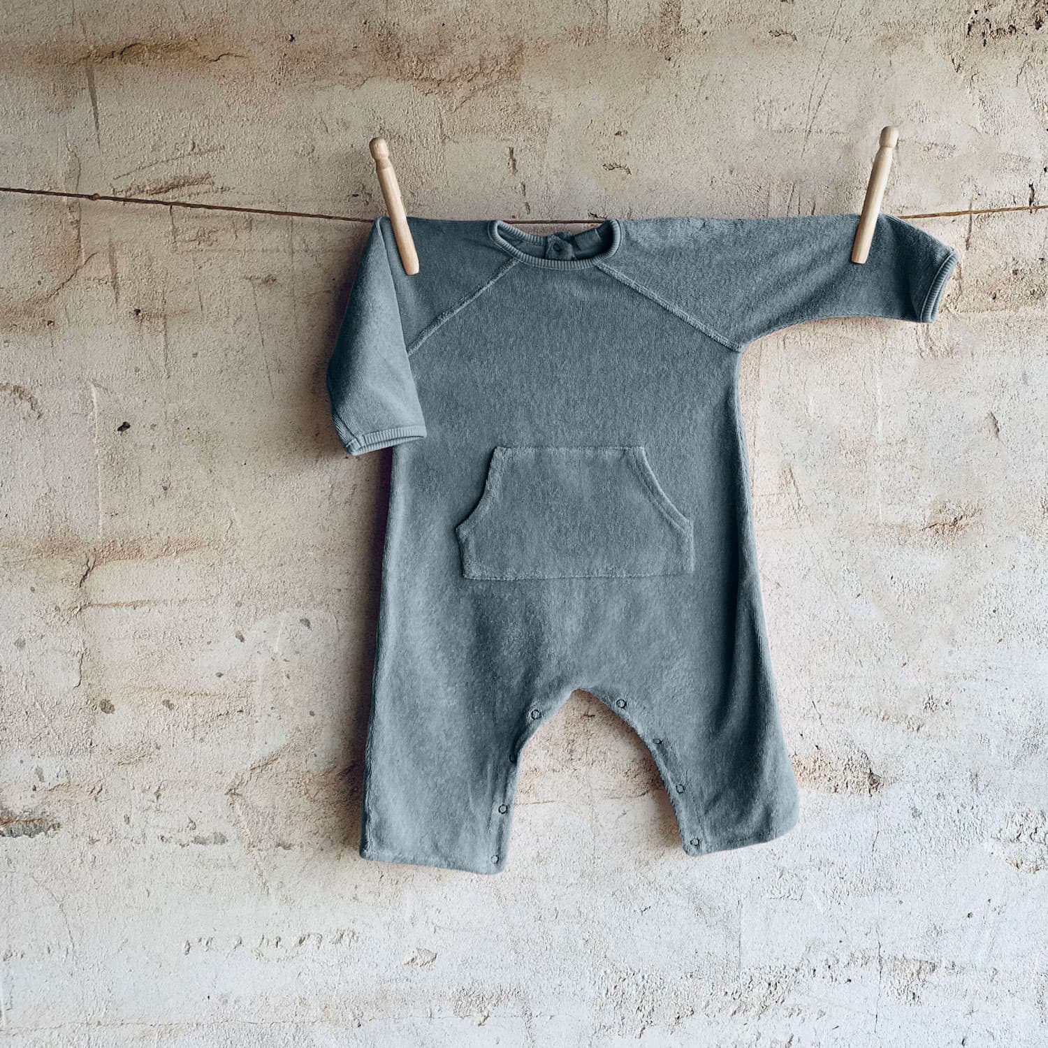Kyle Jumpsuit - Baby - TJ Terry Jersey - S032 Ice Blue